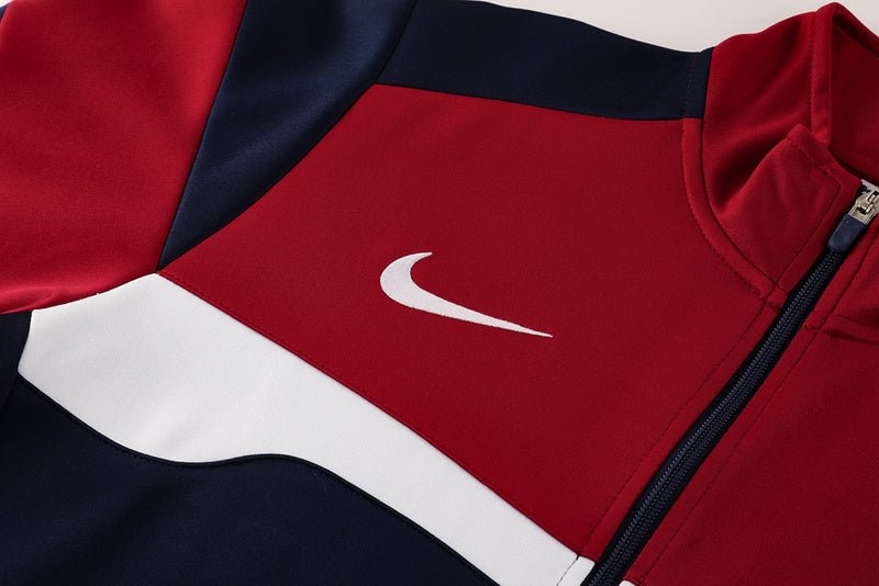 Nike Trainingsanzug Jacke und Hose Herren Dunkelblau & Rot