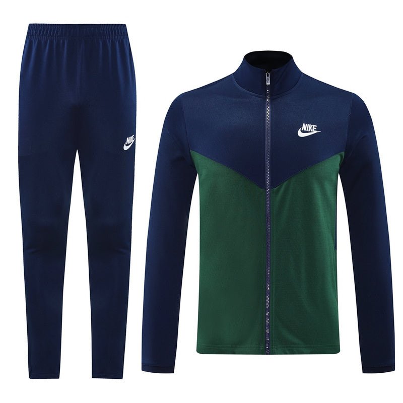Nike Trainingsanzug Jacke und Hose Herren Dunkelblau & Grün