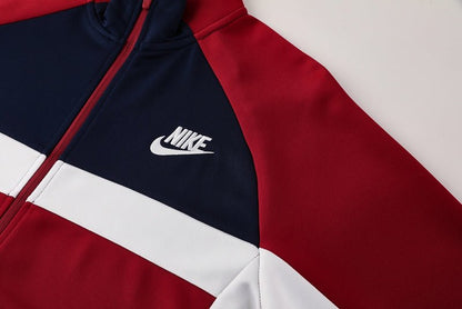 Nike Trainingsanzug Jacke Rot und Hose Dunkelblau Herren