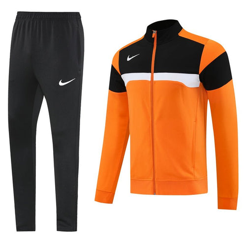 Nike Trainingsanzug Jacke Orange und Hose Schwarz Herren