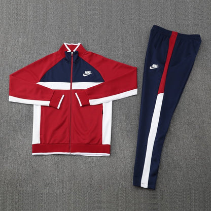 Nike Trainingsanzug Jacke Rot und Hose Dunkelblau Herren