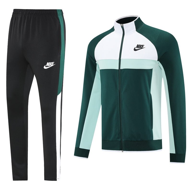 Nike Trainingsanzug Jacke Grün und Hose Schwarz Herren