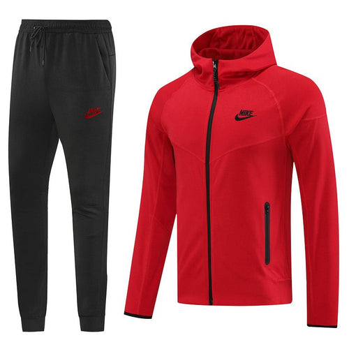 Nike Trainingsanzug Jacke Rot und Hose Schwarz Herren