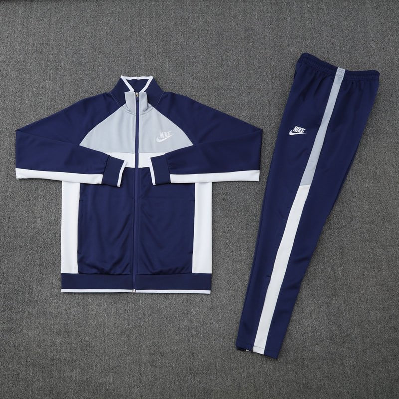 Nike Trainingsanzug Jacke und Hose Herren Blau & Weiß