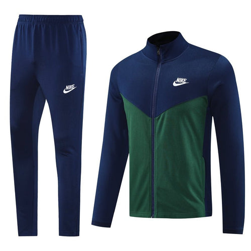 Nike Trainingsanzug Jacke und Hose Herren Dunkelblau & Grün