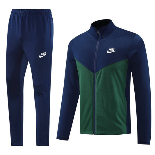 Nike Trainingsanzug Jacke und Hose Herren Dunkelblau & Grün