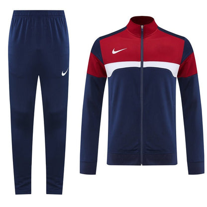 Nike Trainingsanzug Jacke und Hose Herren Dunkelblau & Rot