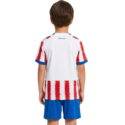 Paraguay Kinder-Set Heimtrikot 26/27 Trikot und Shorts
