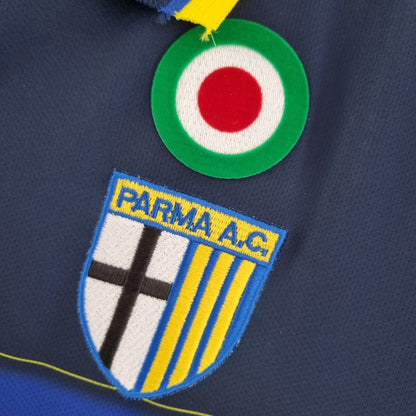 Parma Drittetrikot 99/00 Herren Fan-Version Dunkelblau (Retro)