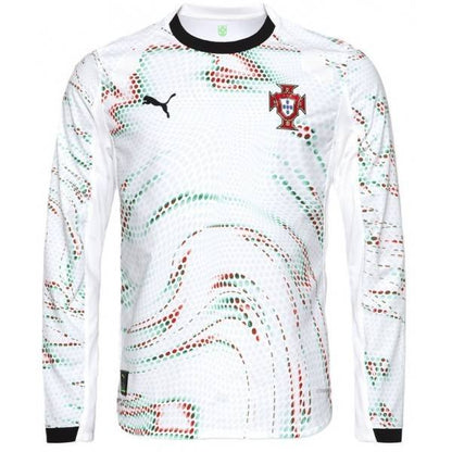 Portugal Auswärtstrikot 25/26 mit langen Ärmeln – Herren-Fanversion