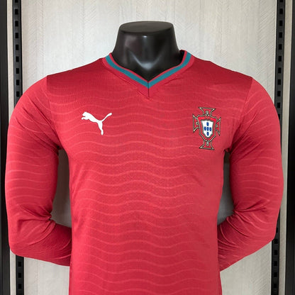 Portugal Heimtrikot Langarm 2026/27 Herren Spieler-Version