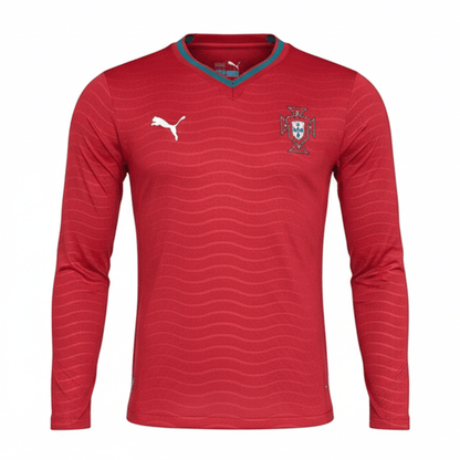 Portugal Heimtrikot Langarm 2026/27 Herren Spieler-Version