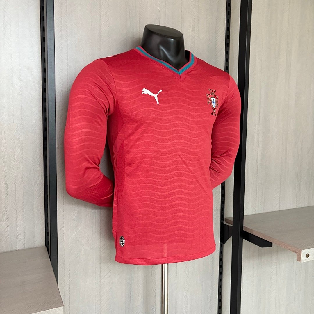 Portugal Heimtrikot Langarm 2026/27 Herren Spieler-Version
