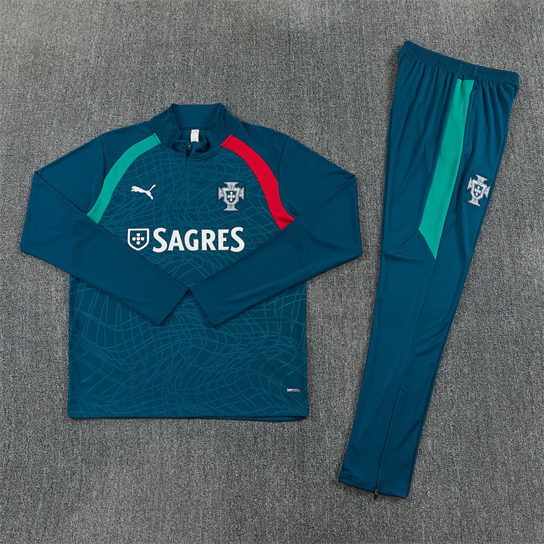 Portugal Trainingsanzug 26/27 Herren Jacke und Hose Grün