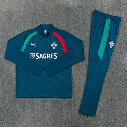 Portugal Trainingsanzug 26/27 Herren Jacke und Hose Grün