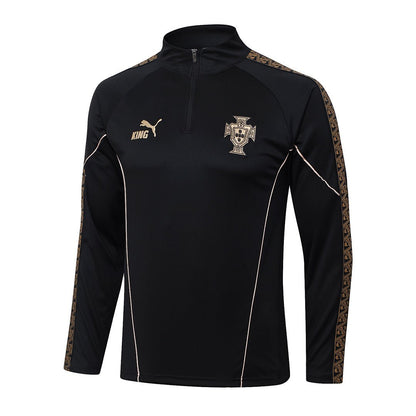 Portugal Trainingsanzug 26/27 Jacke und Hose Schwarz