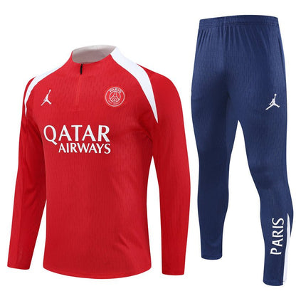 PSG Trainingsanzug 25/26 Herren Jacke Rot und Hose Blau