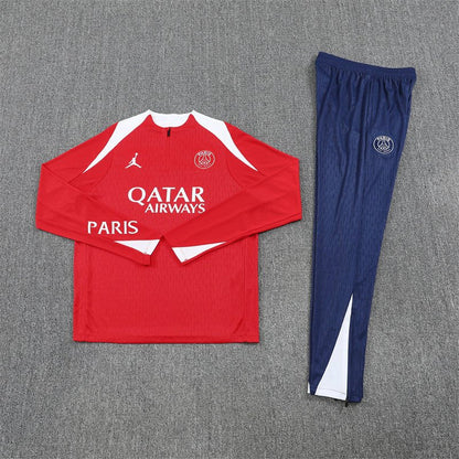 PSG Trainingsanzug 25/26 Herren Jacke Rot und Hose Blau