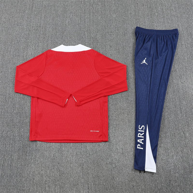 PSG Trainingsanzug 25/26 Herren Jacke Rot und Hose Blau