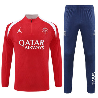 PSG Trainingsanzug 25/26 Herren Jacke Rot und Hose Blau