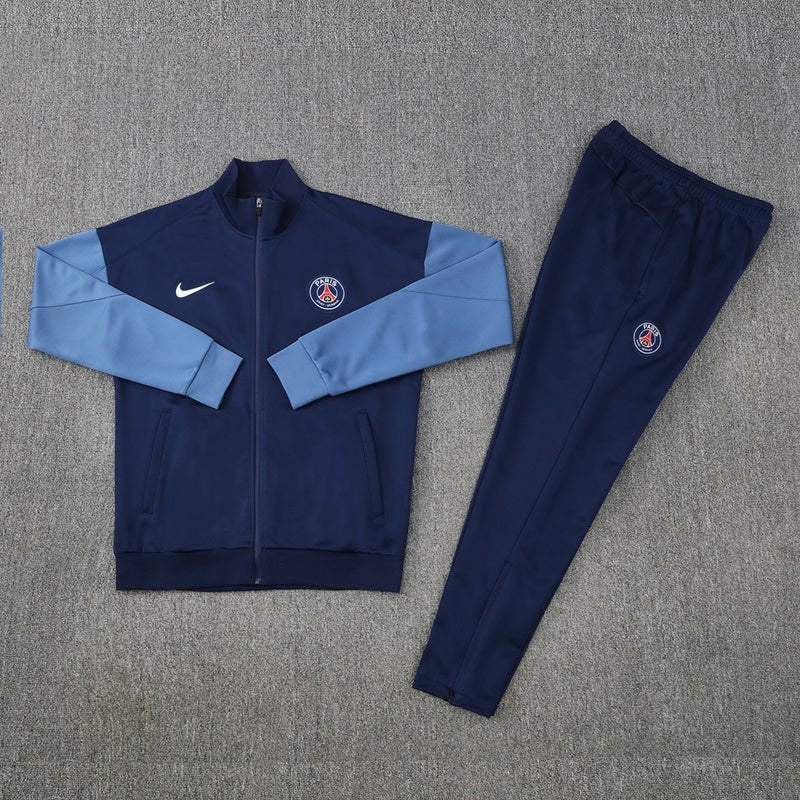 PSG Trainingsanzug 2025/26 Jacke und Hose Herren Dunkelblau