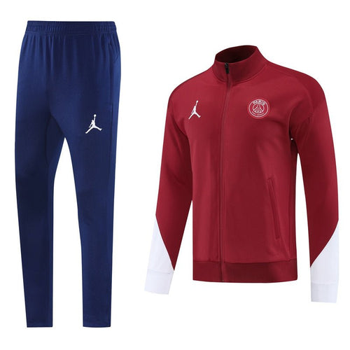 PSG Trainingsanzug 25/26 Jacke Bordeaux und Hose Dunkelblau Herren