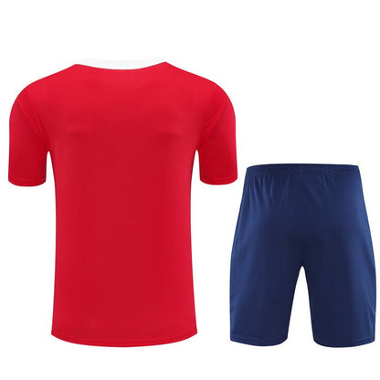 PSG Trainingsset 25/26 Trikot Rot und Shorts Dunkelblau