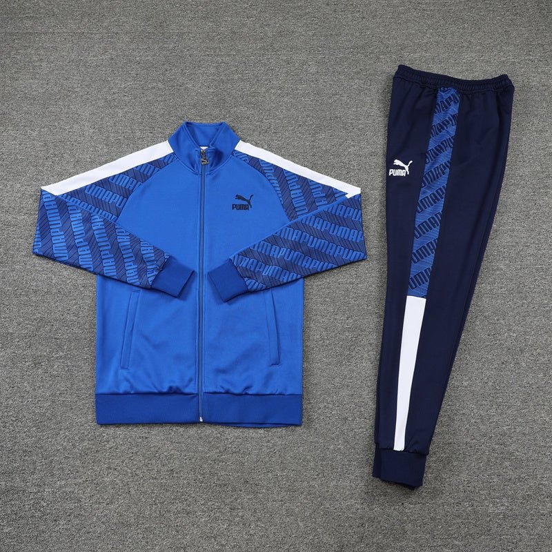 Puma Trainingsanzug Jacke und Hose Herren Blau