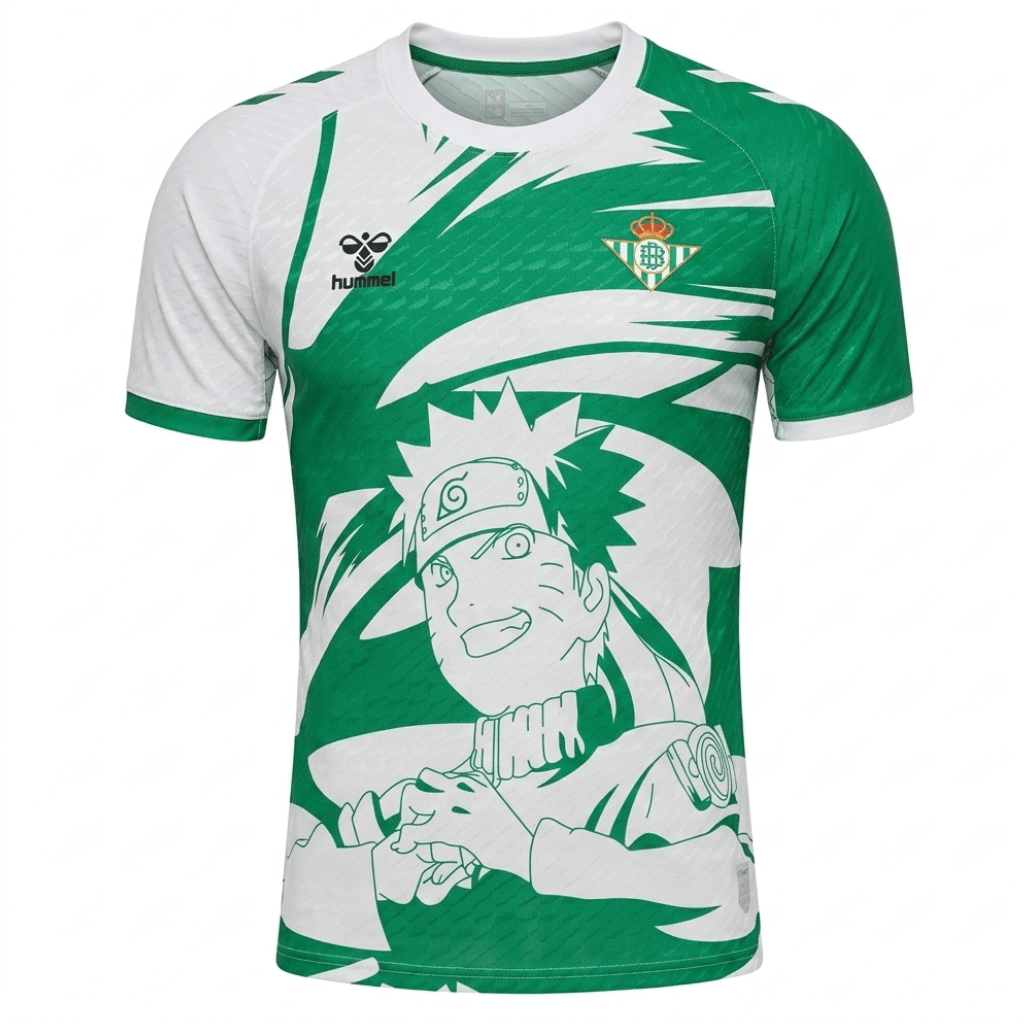 Real Betis Heimtrikot 25/26 Herren Spieler-Version Naruto