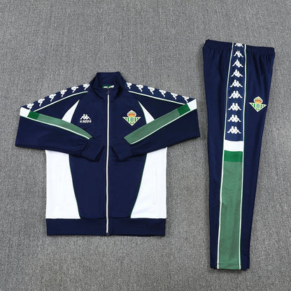 Real Betis Trainingsanzug 25/26 Jacke und Hose Herren Dunkelblau