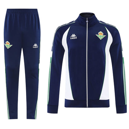 Real Betis Trainingsanzug 25/26 Jacke und Hose Herren Dunkelblau
