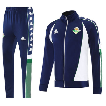Real Betis Trainingsanzug 25/26 Jacke und Hose Herren Dunkelblau