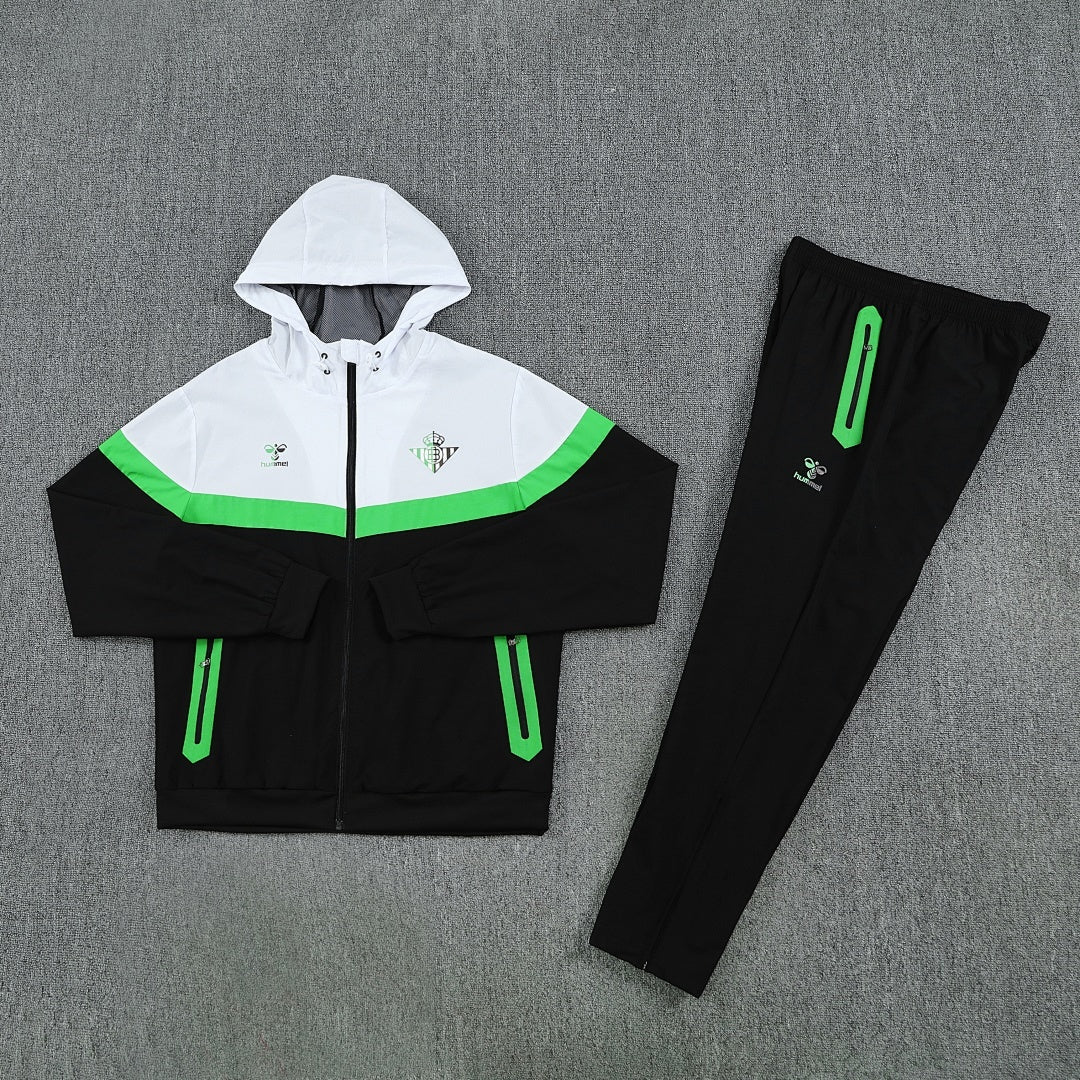 Real Betis Trainingsanzug 25/26 Windjacke und Hose Herren