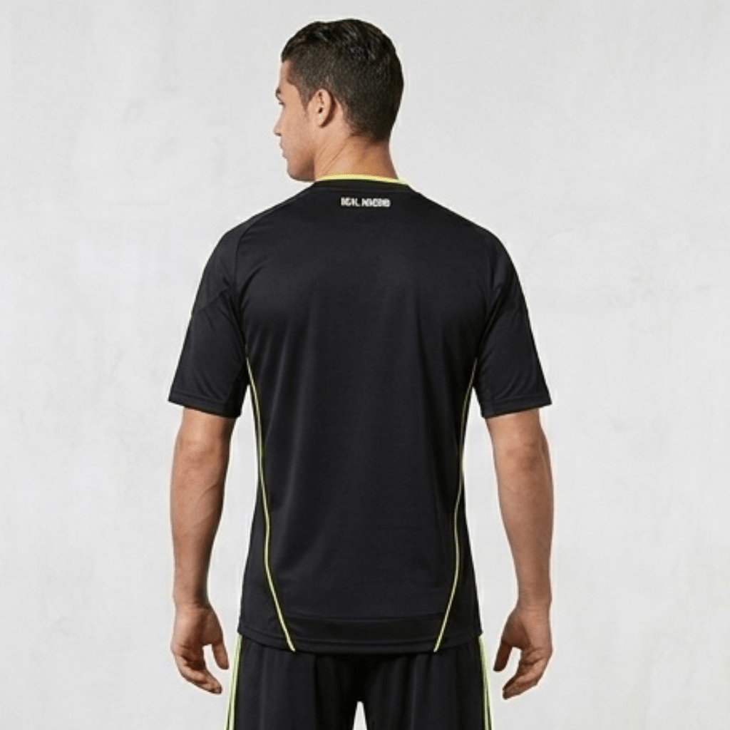 Real Madrid Auswärtstrikot 10/11 Herren Fan-Version Schwarz (Retro)