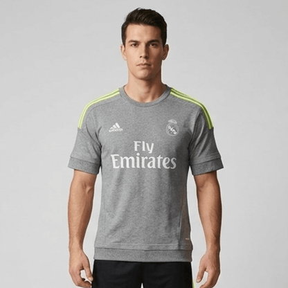 Real Madrid Auswärtstrikot 15/16 Herren Fan-Version Grau (Retro)