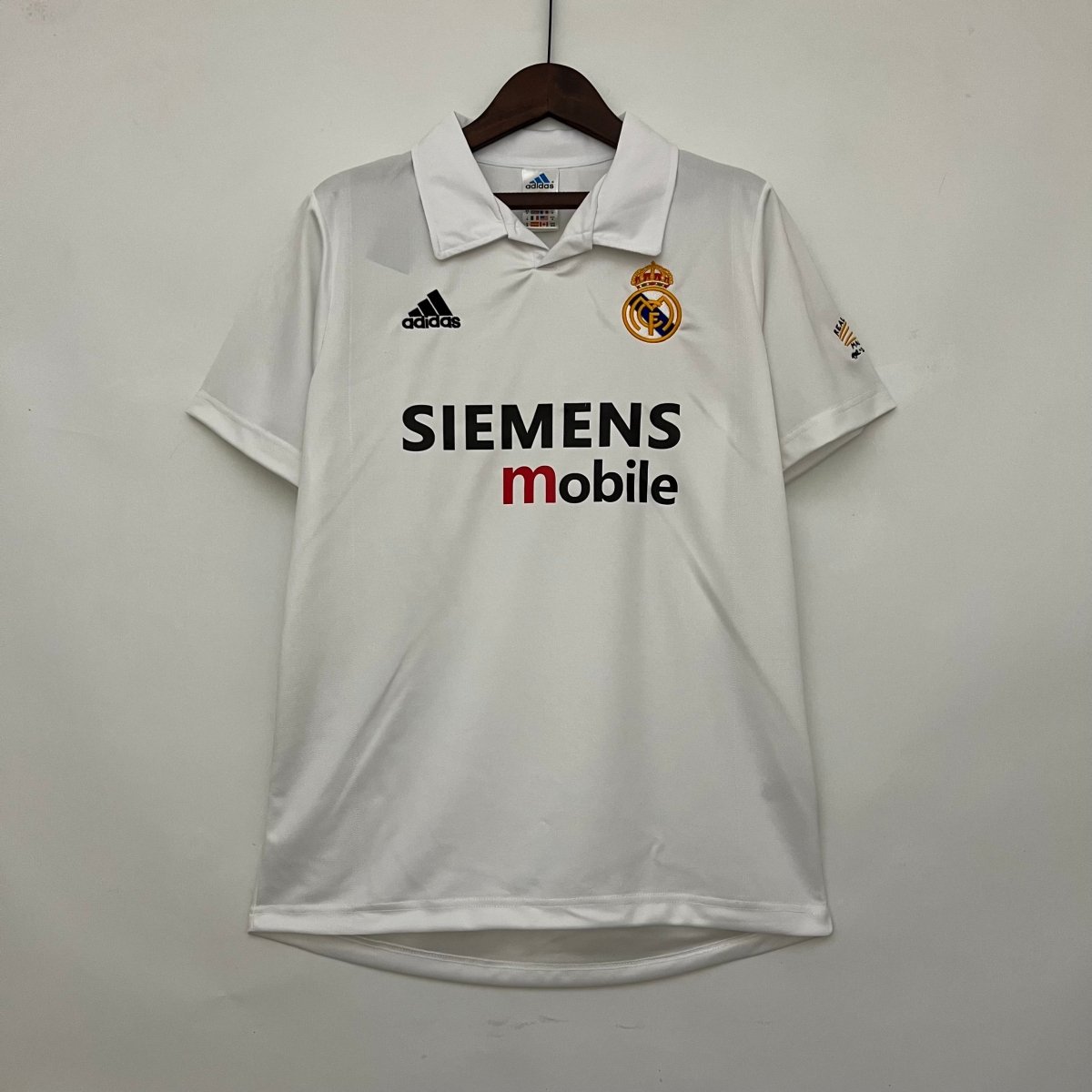 Real Madrid Heimtrikot 02/03 Herren Fan-Version Weiß (Retro)