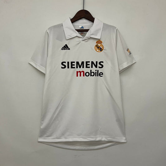 Real Madrid Heimtrikot 02/03 Herren Fan-Version Weiß (Retro)