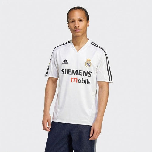 Real Madrid Heimtrikot 04/05 Herren Fan-Version Weiß (Retro)