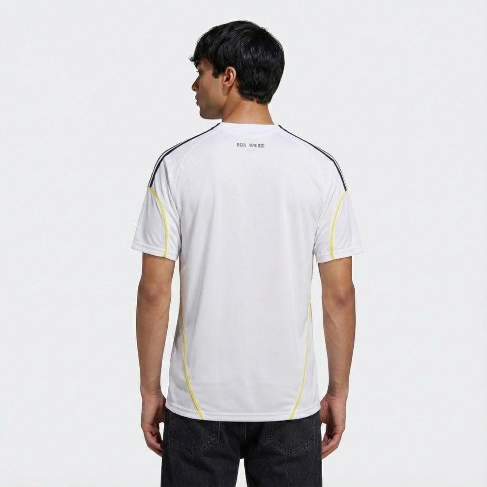 Real Madrid Heimtrikot 09/10 Herren Fan-Version Weiß (Retro)
