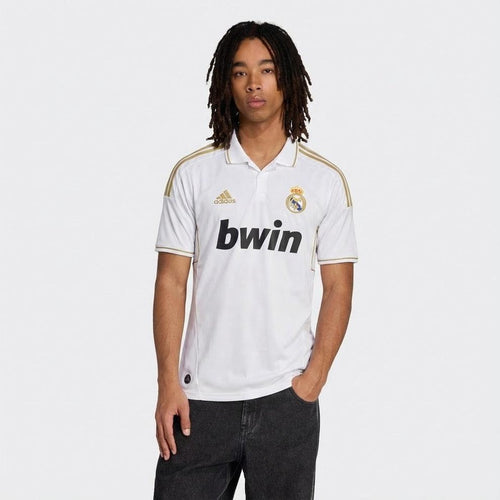 Real Madrid Heimtrikot 11/12 Herren Fan-Version Weiß (Retro)