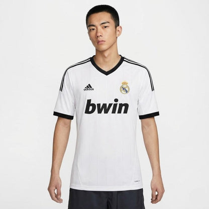 Real Madrid Heimtrikot 12/13 Herren Fan-Version Weiß (Retro)