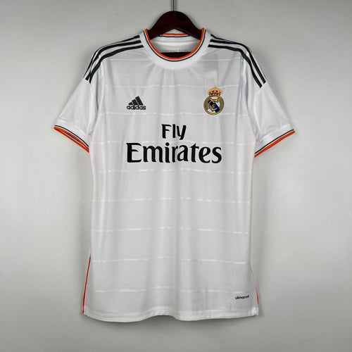 Real Madrid Heimtrikot 13/14 Herren Fan-Version Weiß (Retro)