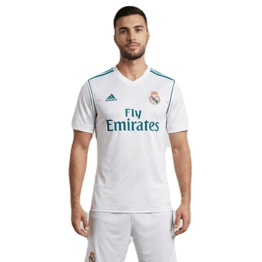 Real Madrid Heimtrikot 17/18 Herren Fan-Version Weiß (Retro)