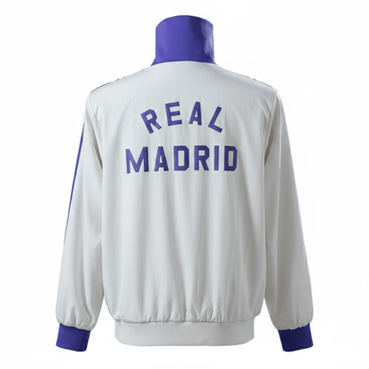 Real Madrid Jacke 25/26 Herren Weiß & Lila