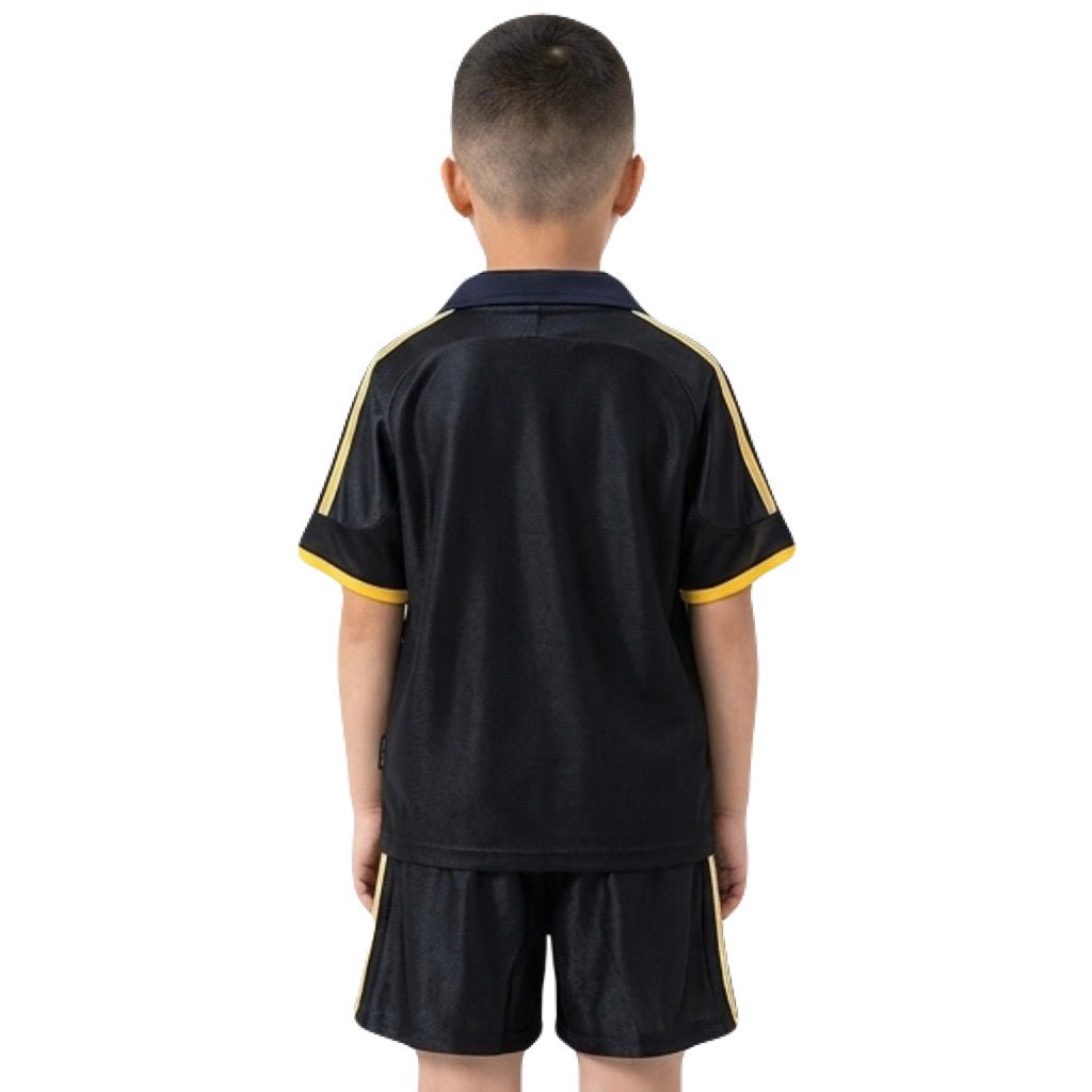 Real Madrid Kinder-Set Auswärtstrikot 1998/00 Trikot und Shorts (Retro)