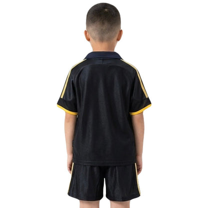 Real Madrid Kinder-Set Auswärtstrikot 1998/00 Trikot und Shorts (Retro)