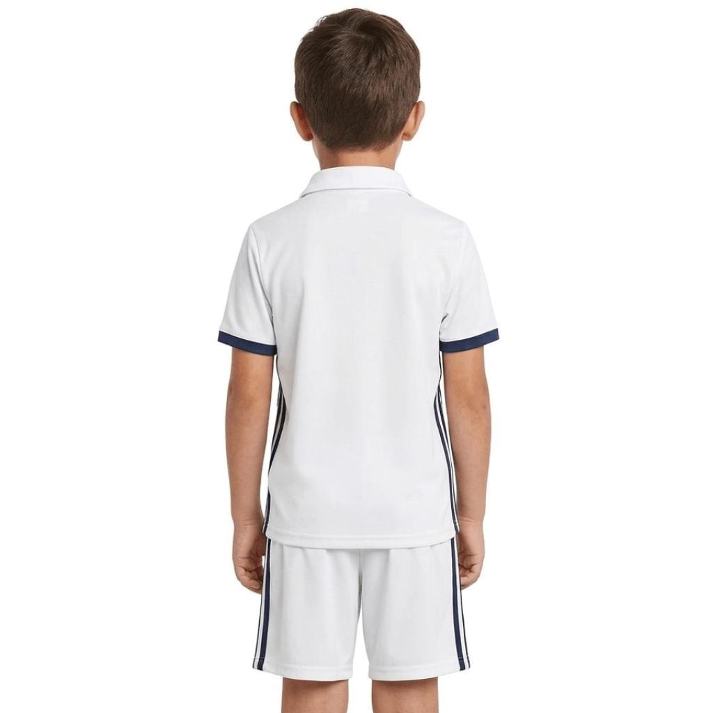 Real Madrid Kinder-Set Heimtrikot 16/17 Weiß (Retro)