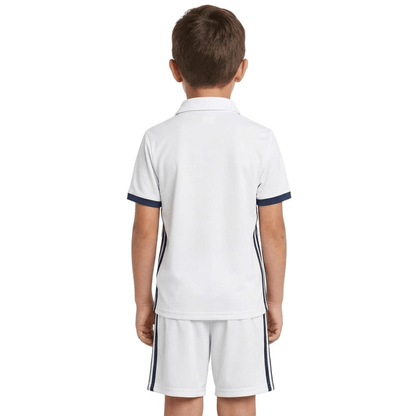Real Madrid Kinder-Set Heimtrikot 16/17 Weiß (Retro)