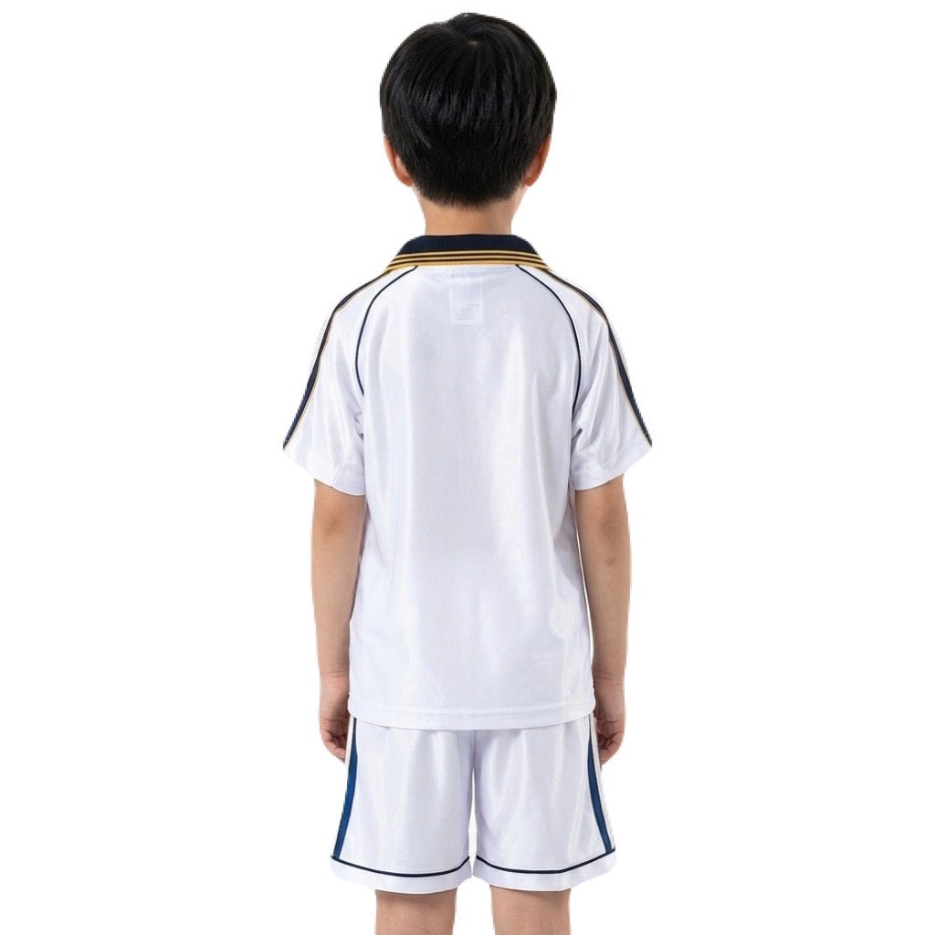 Real Madrid Kinder-Set Heimtrikot 1998/00 Trikot und Shorts (Retro)