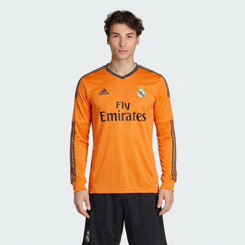 Real Madrid Langarm Auswärtstrikot 13/14 Herren Fan-Version (Retro)